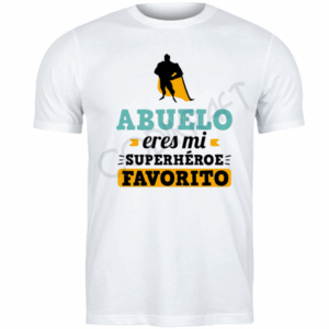 Polera abuelo eres mi super héroe favorito
