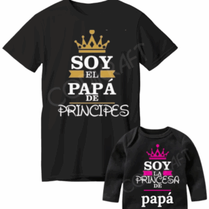 Polera y body soy el papá de principes