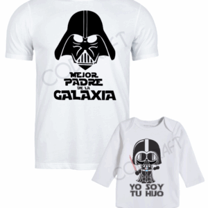 Polera y body mejor padre de la galaxia