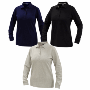 Polera Pique M/Larga Colores Mujer