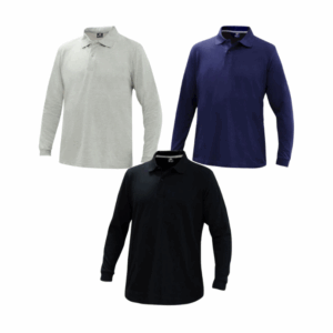 Polera Pique M/Larga Colores Hombre