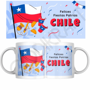 Tazón Blanco de 11oz Fecha Patrias