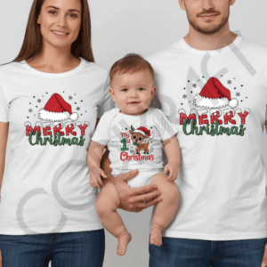 Pack Familiar con body Merry Christmas