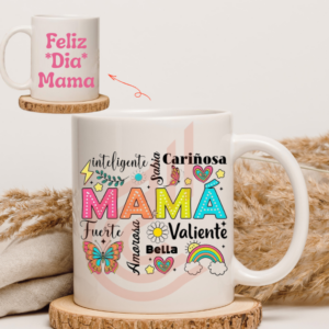 Tazón Blanco de 11oz Mamá Cariñosa