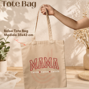 Tote Bag Mamá Rojo