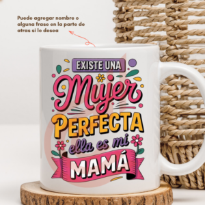 Tazón Blanco de 11oz Mujer Perfecta