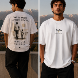 Polera Oversize Papá No Es Solo Lo Que Haces