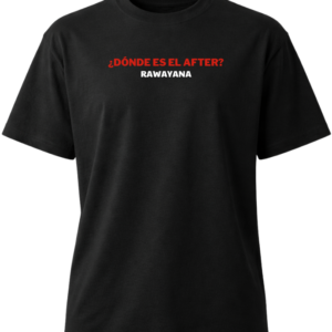 Polera ¿Donde Es El After? Rawayana